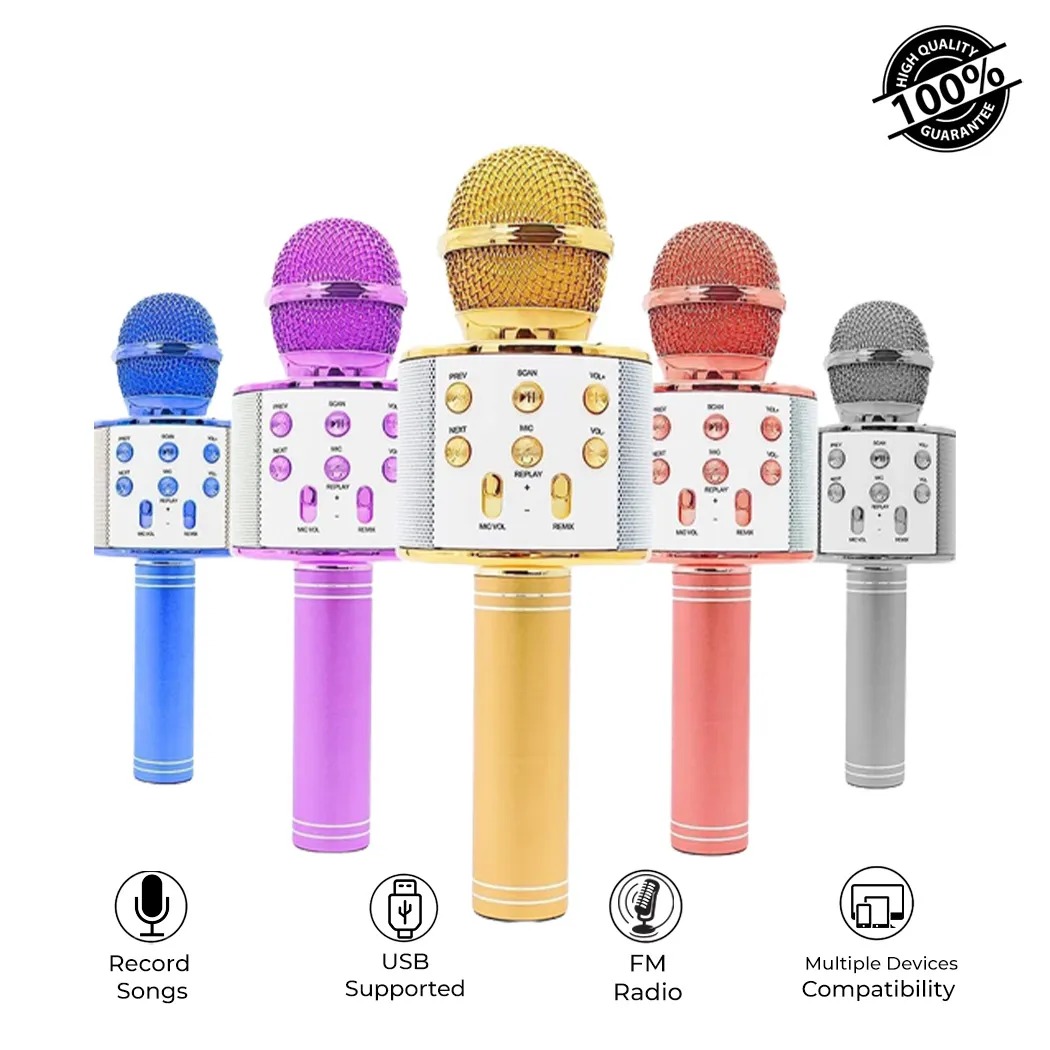 Ws858 Wireless Karaoke Bluetooth Microphone