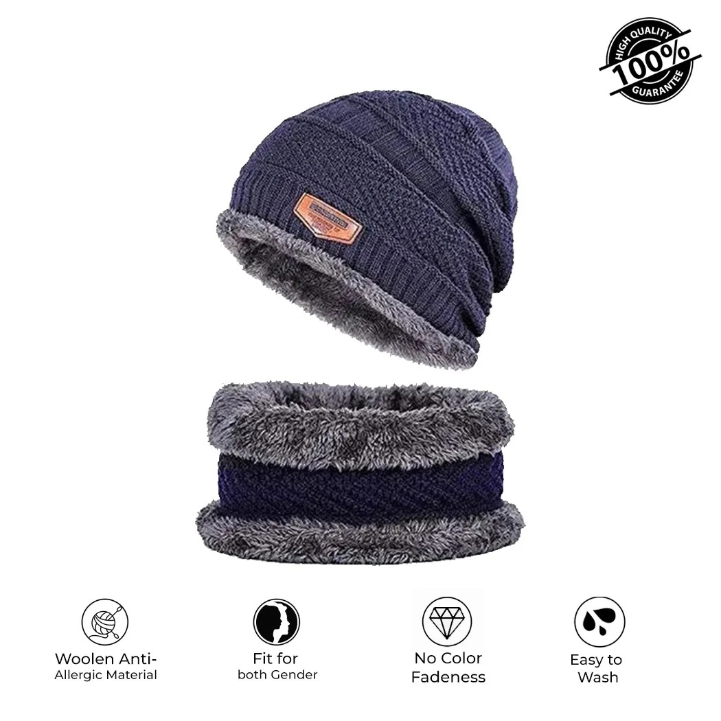 Fashionable Warm Woolen Cap