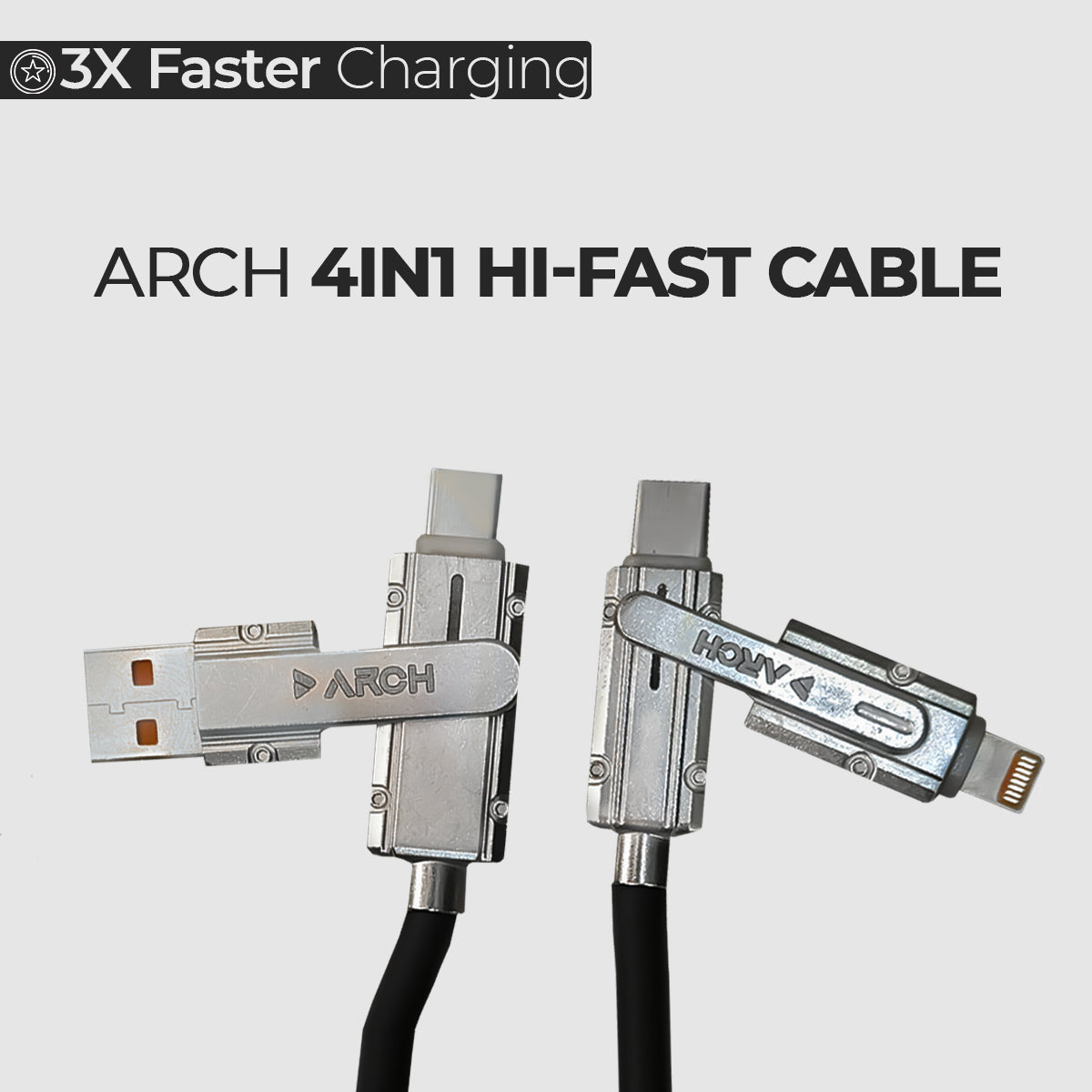 ARCH 4in1 Hi-Fast Series (Single Cable)
