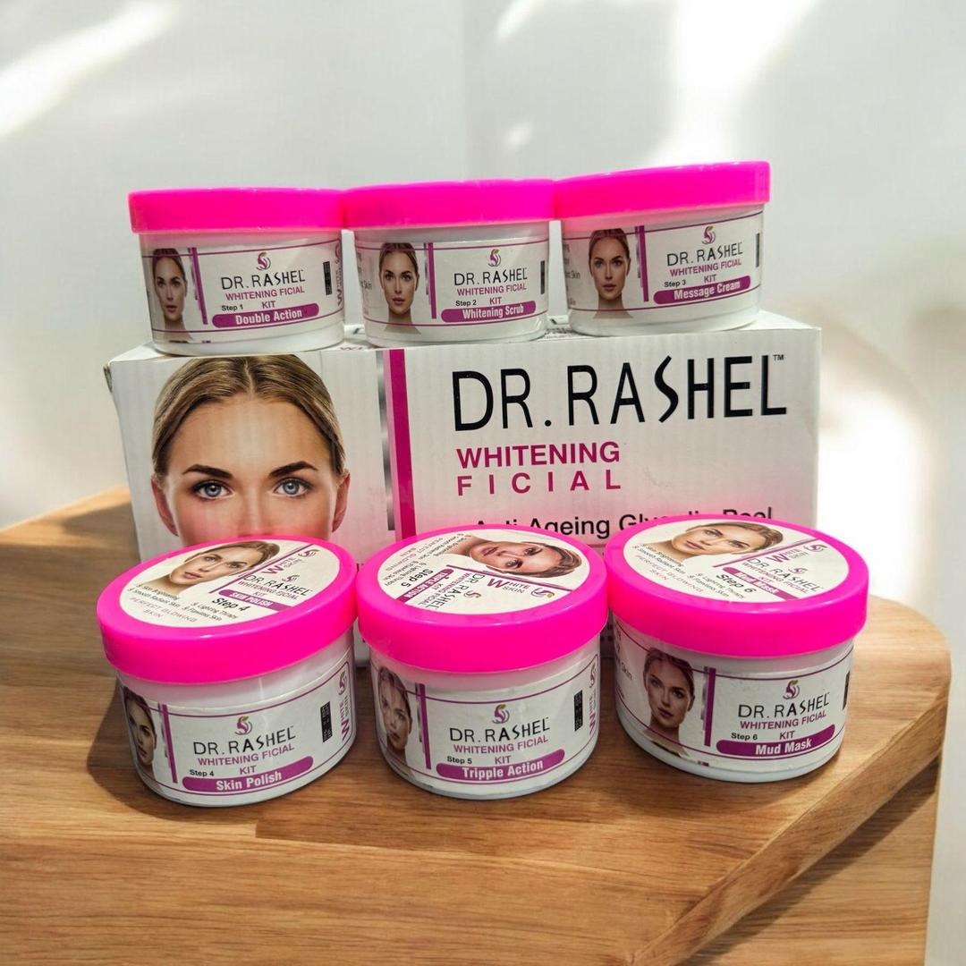 Whitening & Anti-Aging Facial Kit - 6 Pcs for Glowing Skin