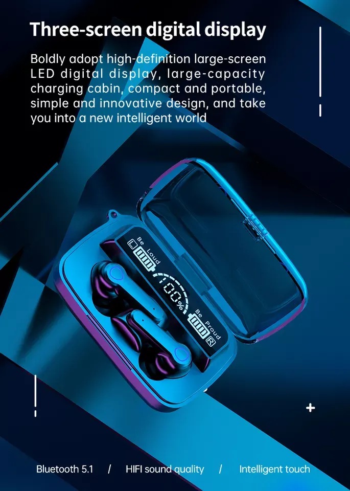M19 Pro Wireless Earbuds