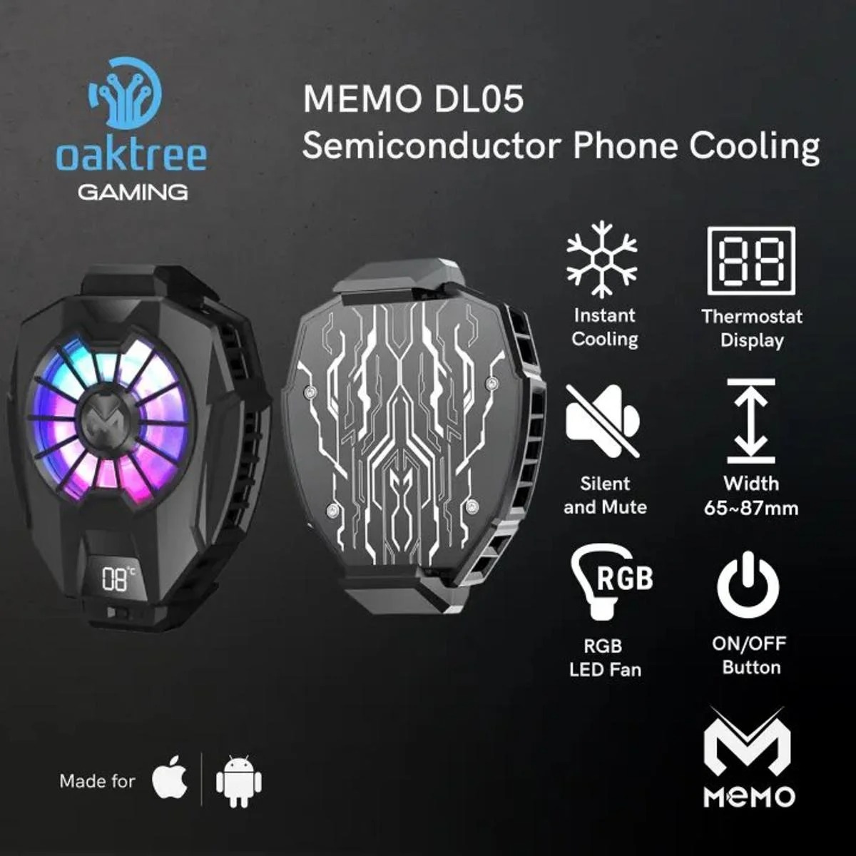 Phone Cooling Fan Radiator (For Gaming)