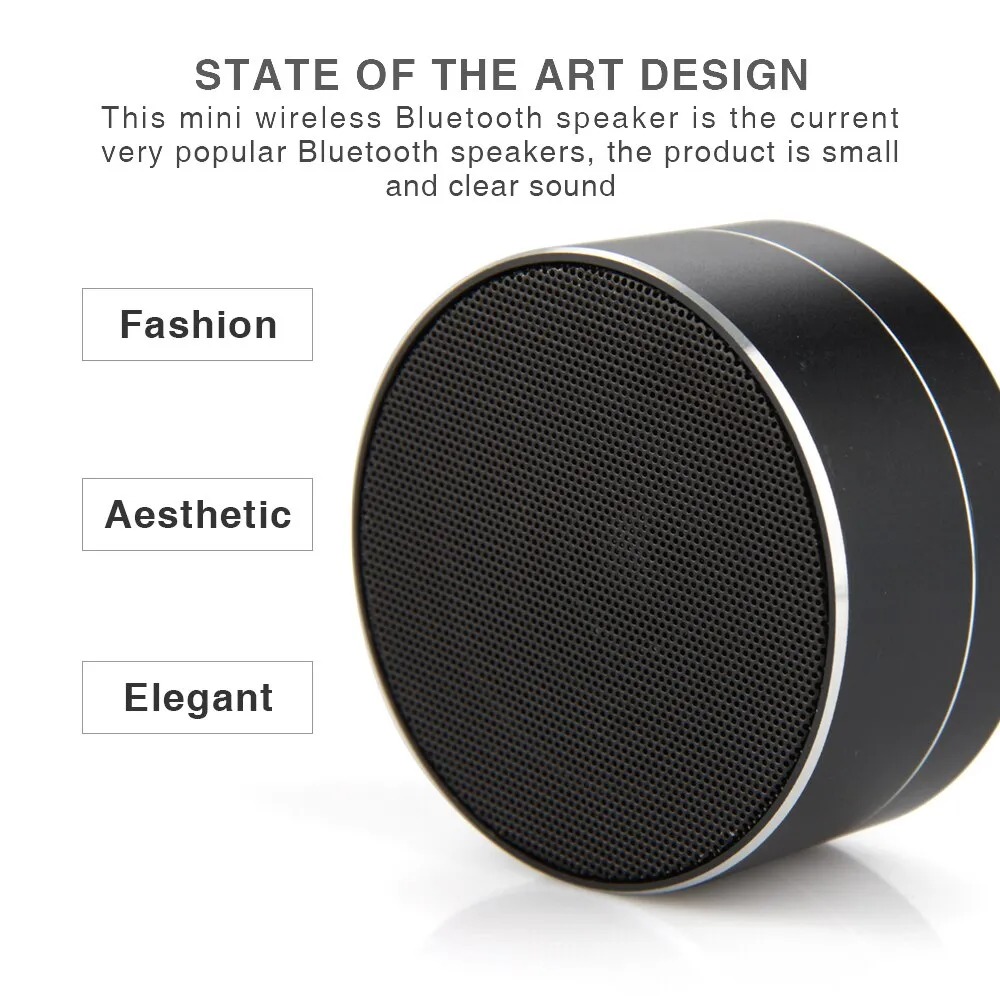 A10 mini Super Bass Stereo Wireless Speakers