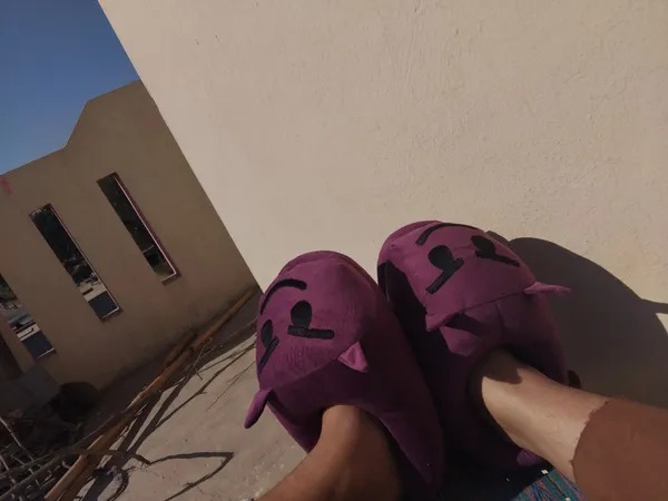 Devil Emoji Slippers Warm & Comfortable