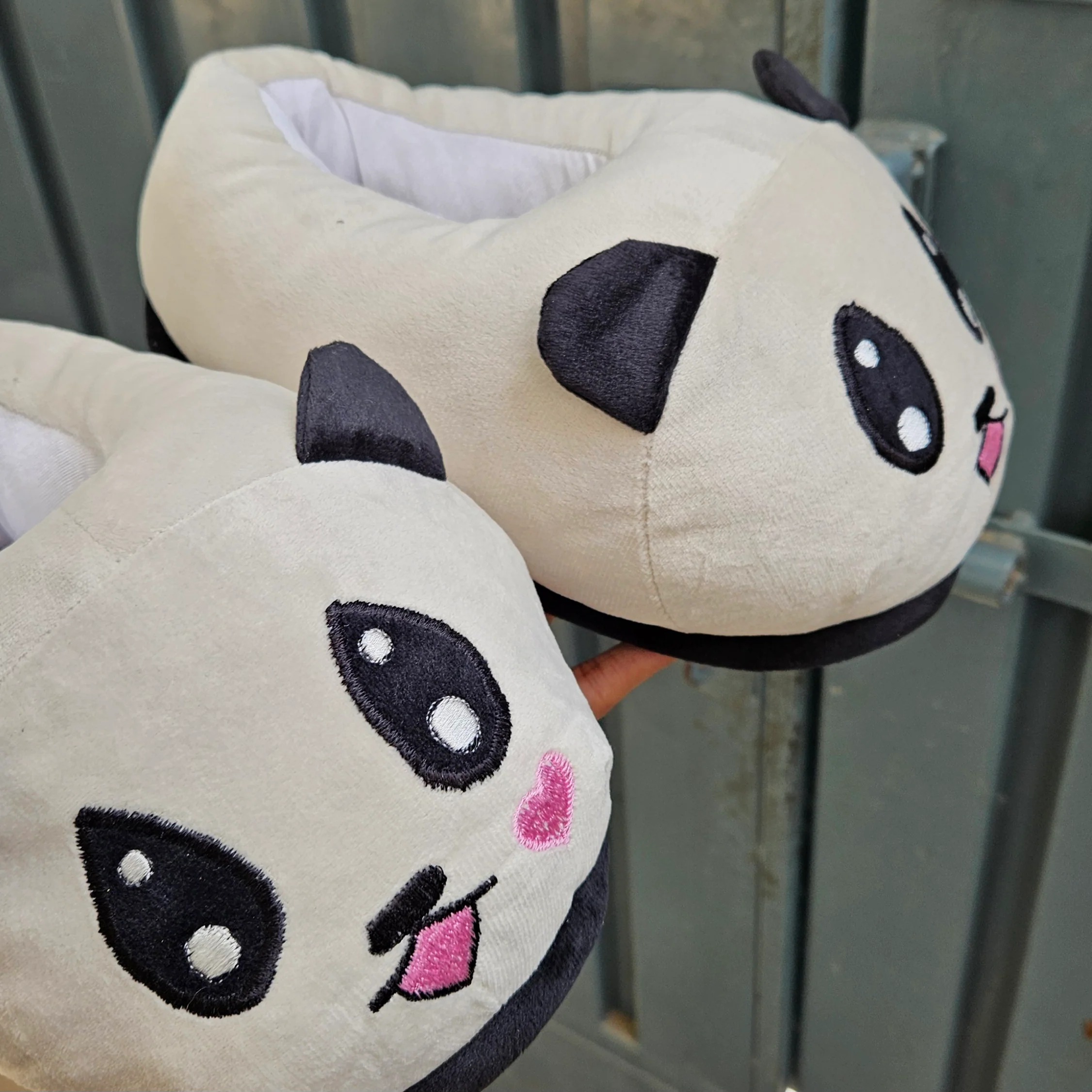 Panda Emoji Slippers Warm & Comfortable