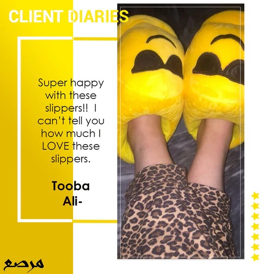 Cool Shade Emoji Slippers Warm & Comfortable