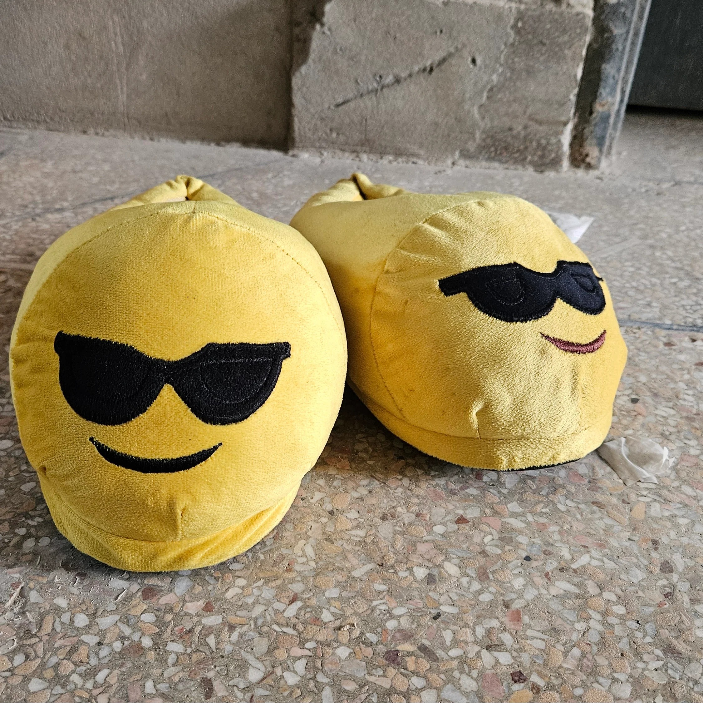 Cool Shade Emoji Slippers Warm & Comfortable
