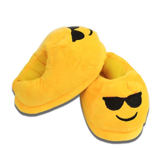 Cool Shade Emoji Slippers Warm & Comfortable