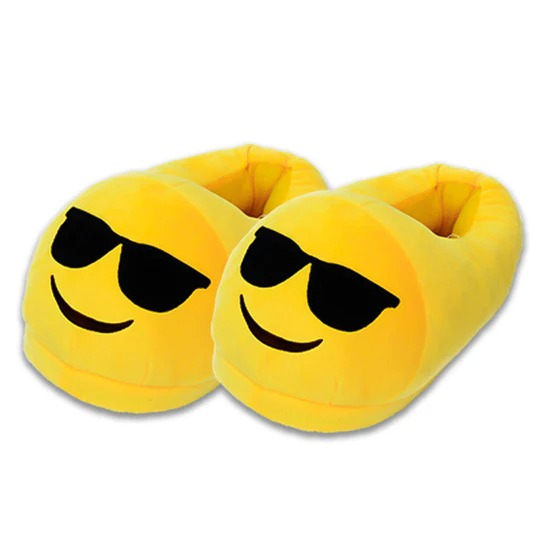 Cool Shade Emoji Slippers Warm & Comfortable