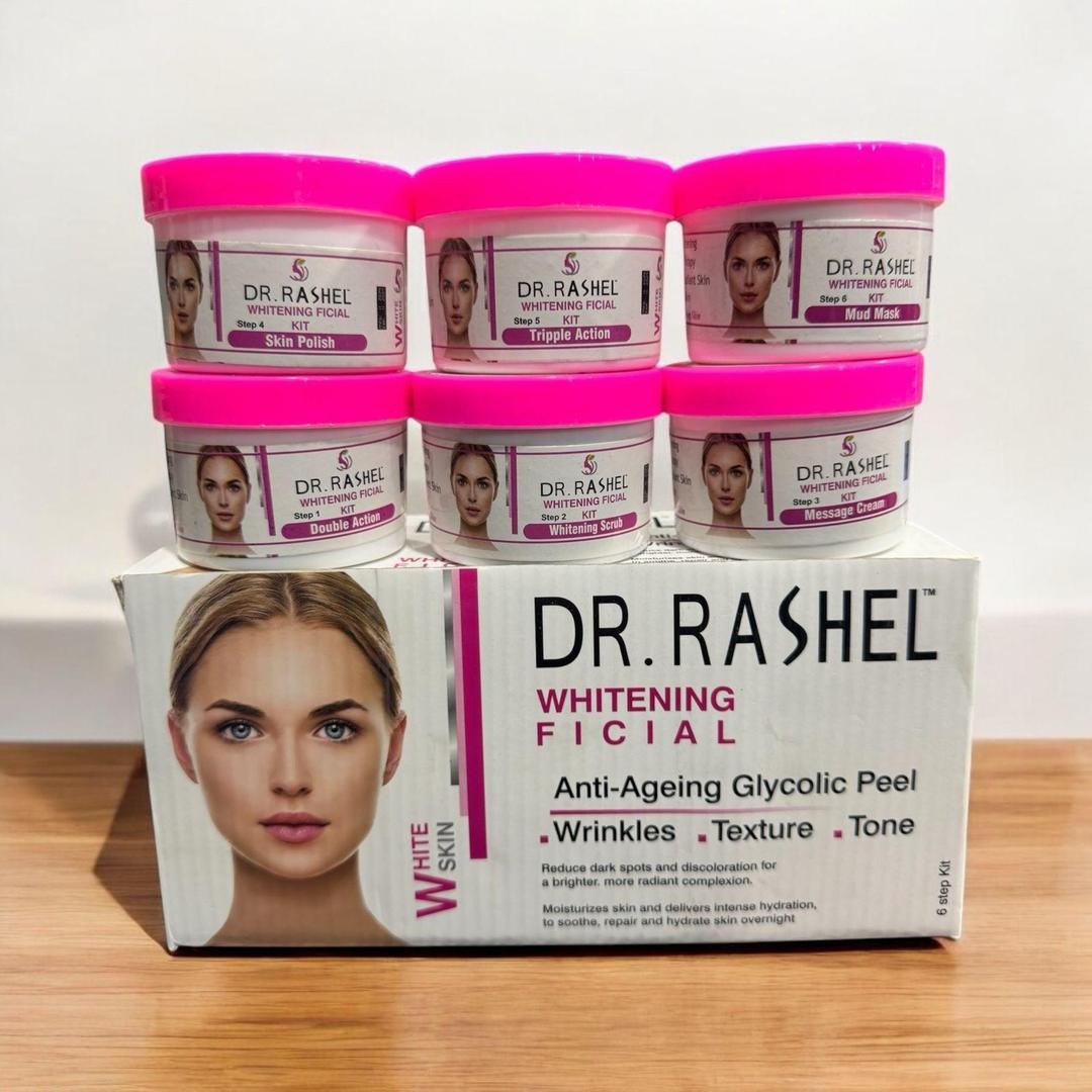 Whitening & Anti-Aging Facial Kit - 6 Pcs for Glowing Skin