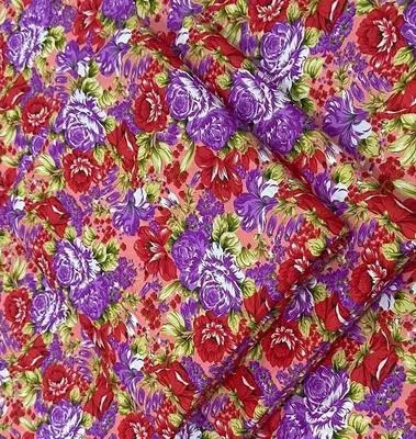 2 Pcs Women's Unstitched Printed Suit