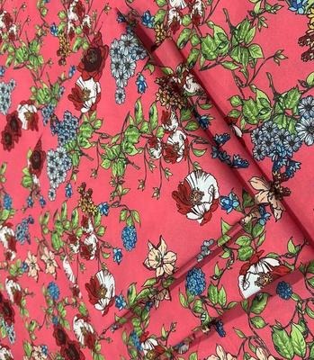 2 Pcs Women's Unstitched Printed Suit