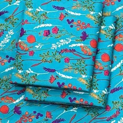 2 Pcs Women's Unstitched Printed Suit