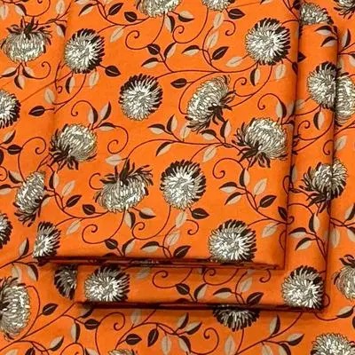 2 Pcs Women's Unstitched Printed Suit