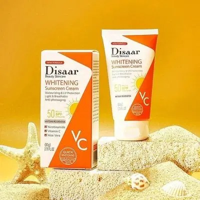Whitening Sunscreen Cream - UV Protectant & Brightening for All Skin Types
